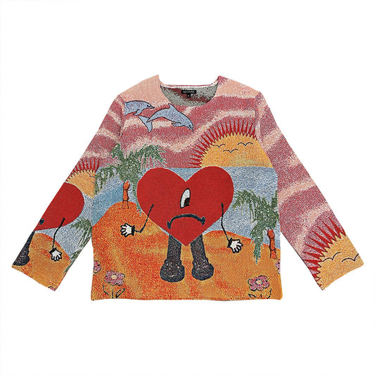 Bad Bunny Tapestry Sweater