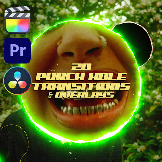 20 Punch Hole Transitions & Overlays