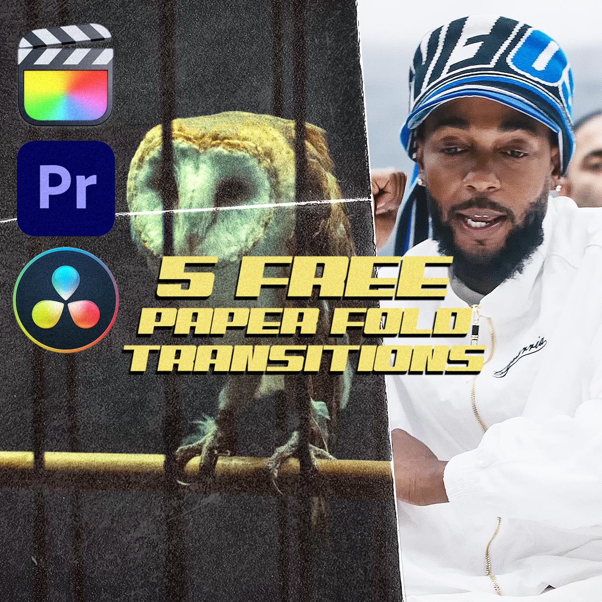 5 FREE Paper Fold Transitions β KINGTUTSPRO